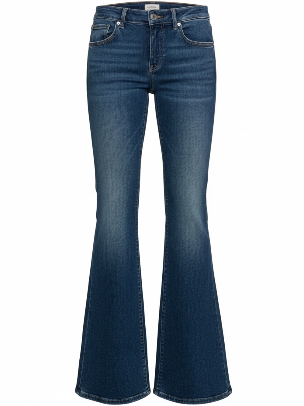 Hudson Jeans Women's Dark Blue Flare Wide-Leg Jeans